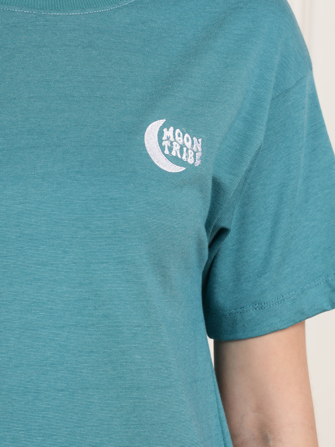 Cotton Teal Tshirt & Pajama Set - Stretchable