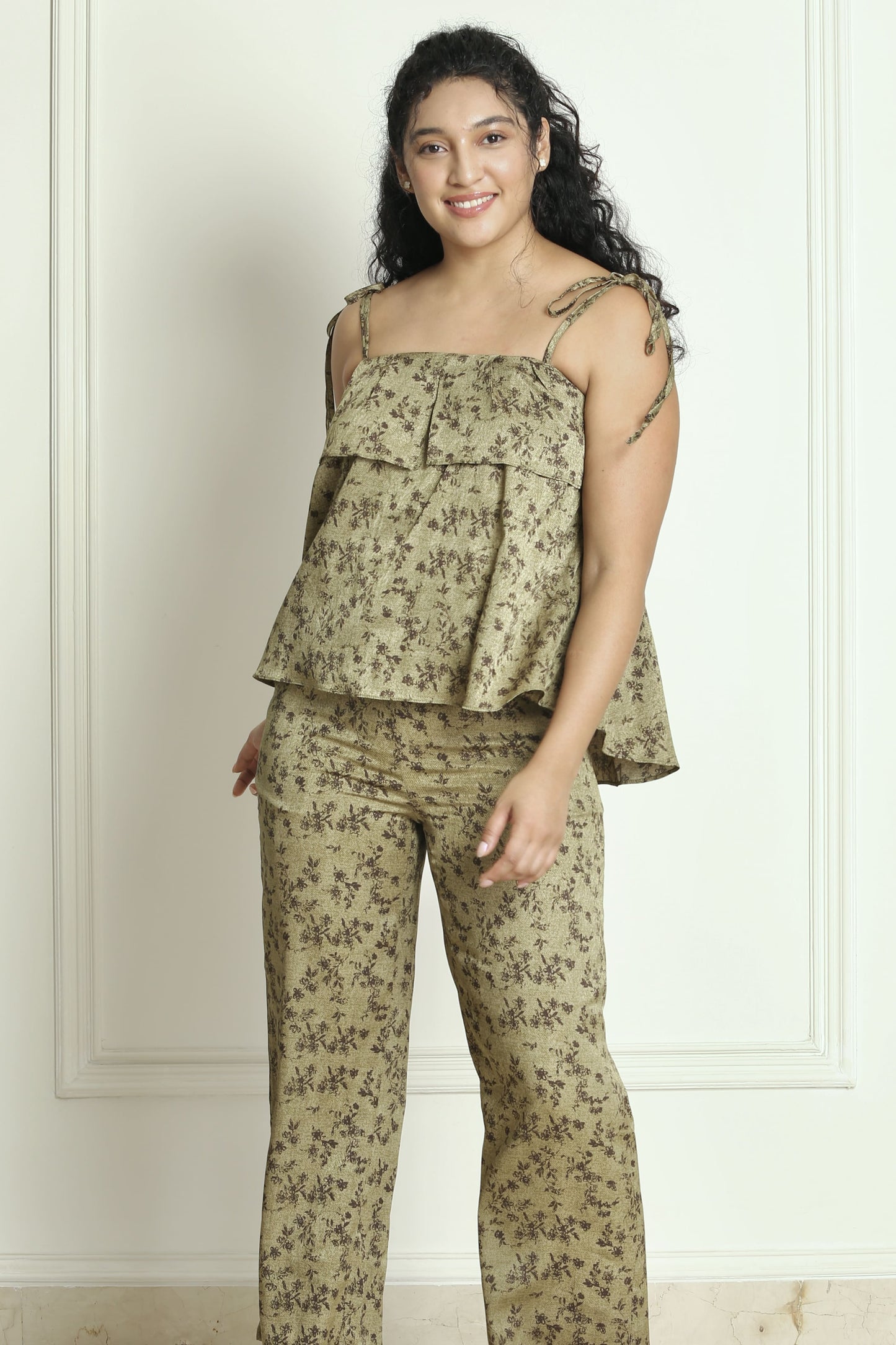 Garden Tea Satin Lounge Set