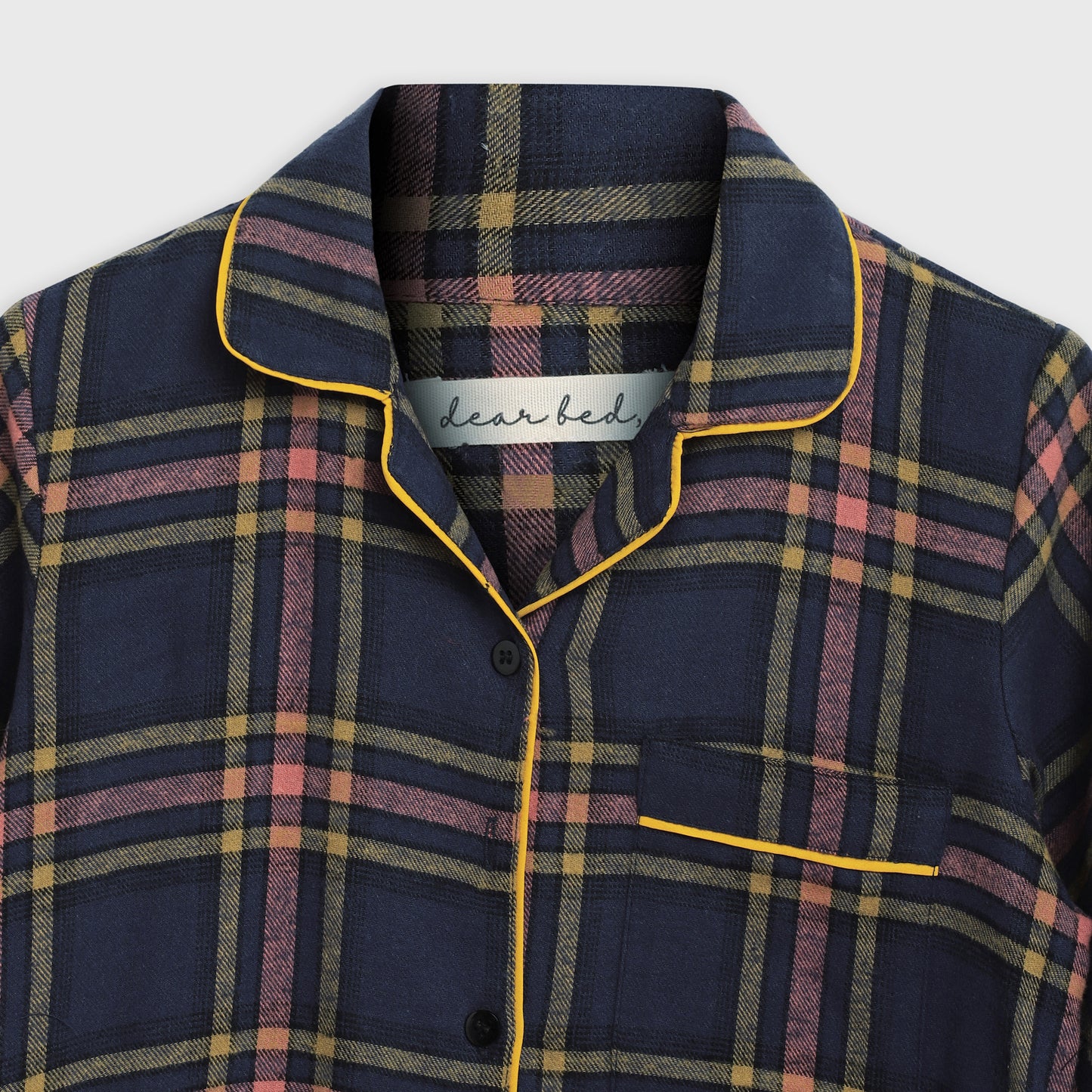 Neon Checkered Kid’s Night Suit (Winter)