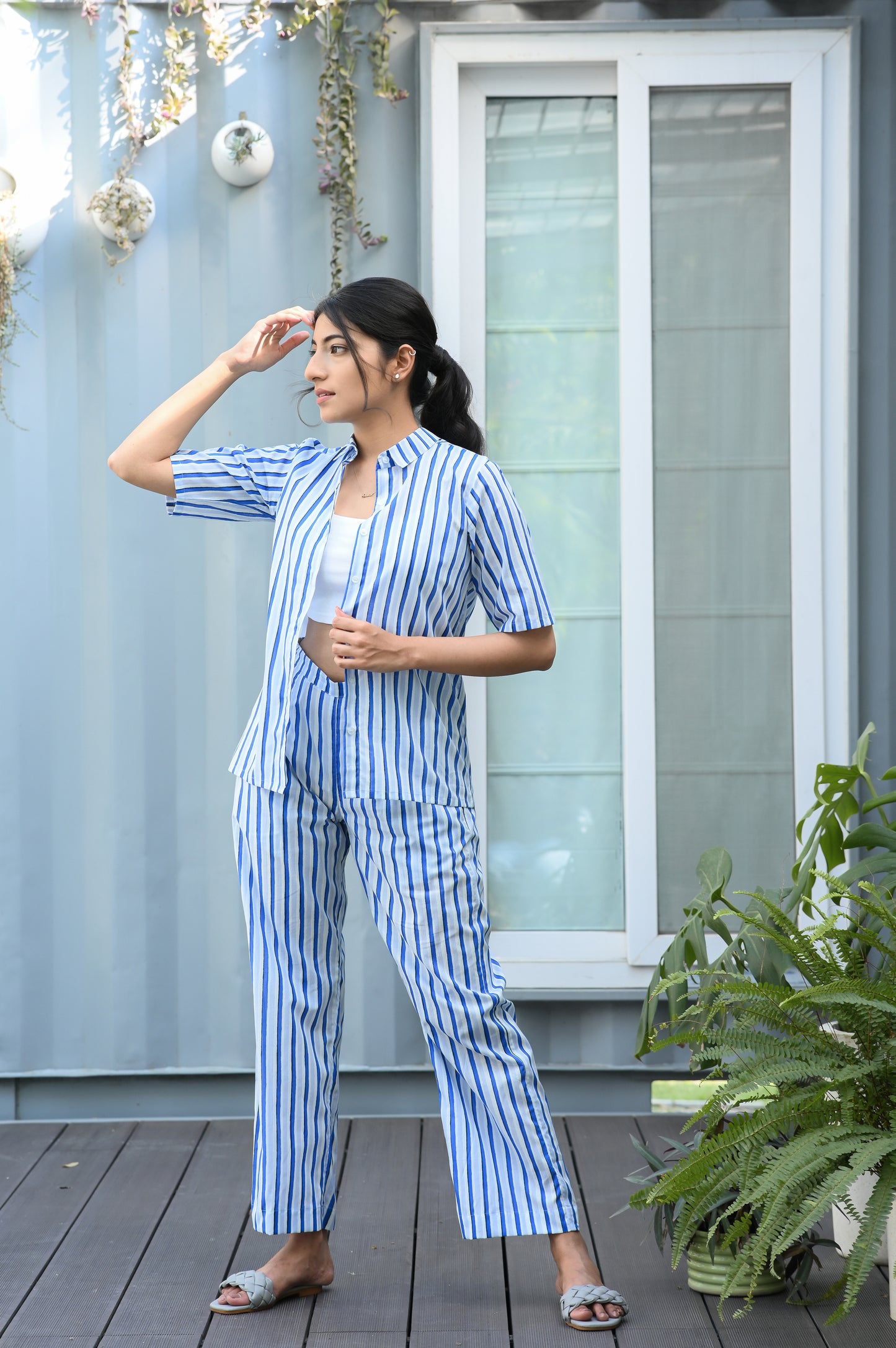 Cotton Ink Stripe Set