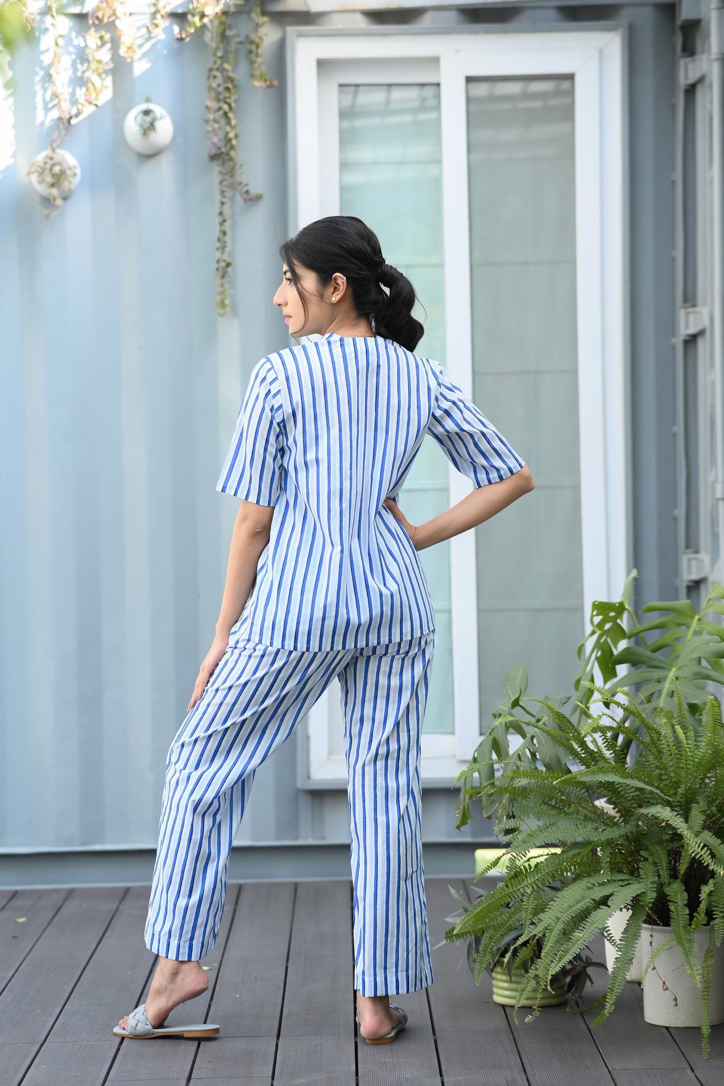 Cotton Ink Stripe Set