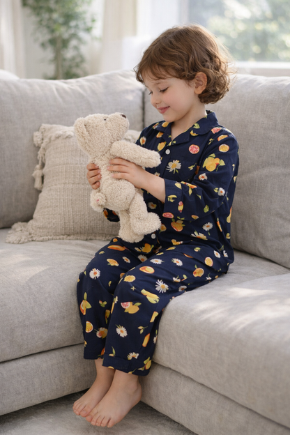 Blue Orchard Kid’s Night Suit-(Summer)