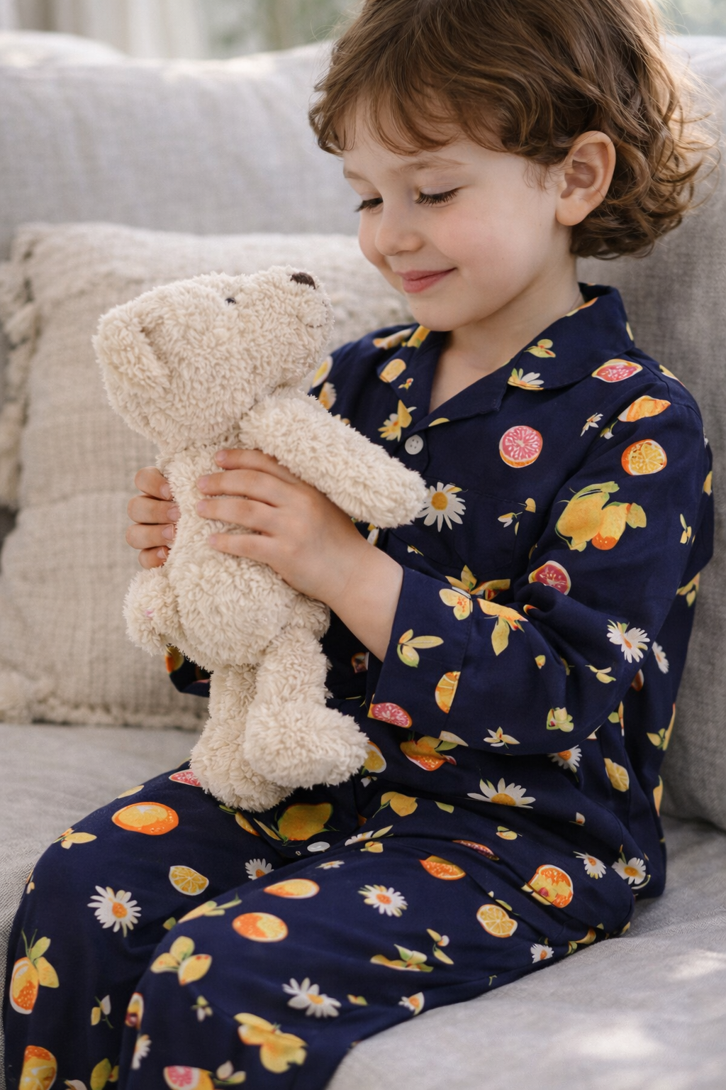 Blue Orchard Kid’s Night Suit-(Summer)