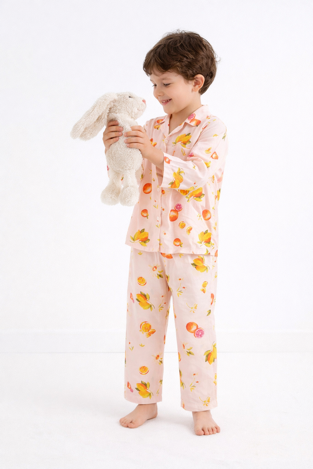 Pink Orchard Kid’s Night Suit (Summer)