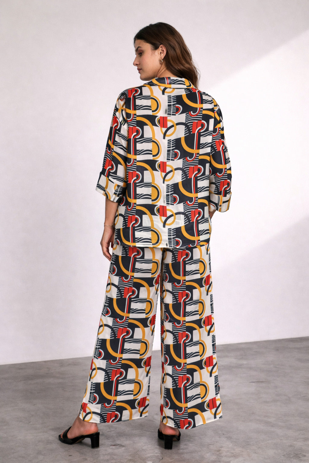 Loopy Cotton Rayon Oversized Shirt + Pajama