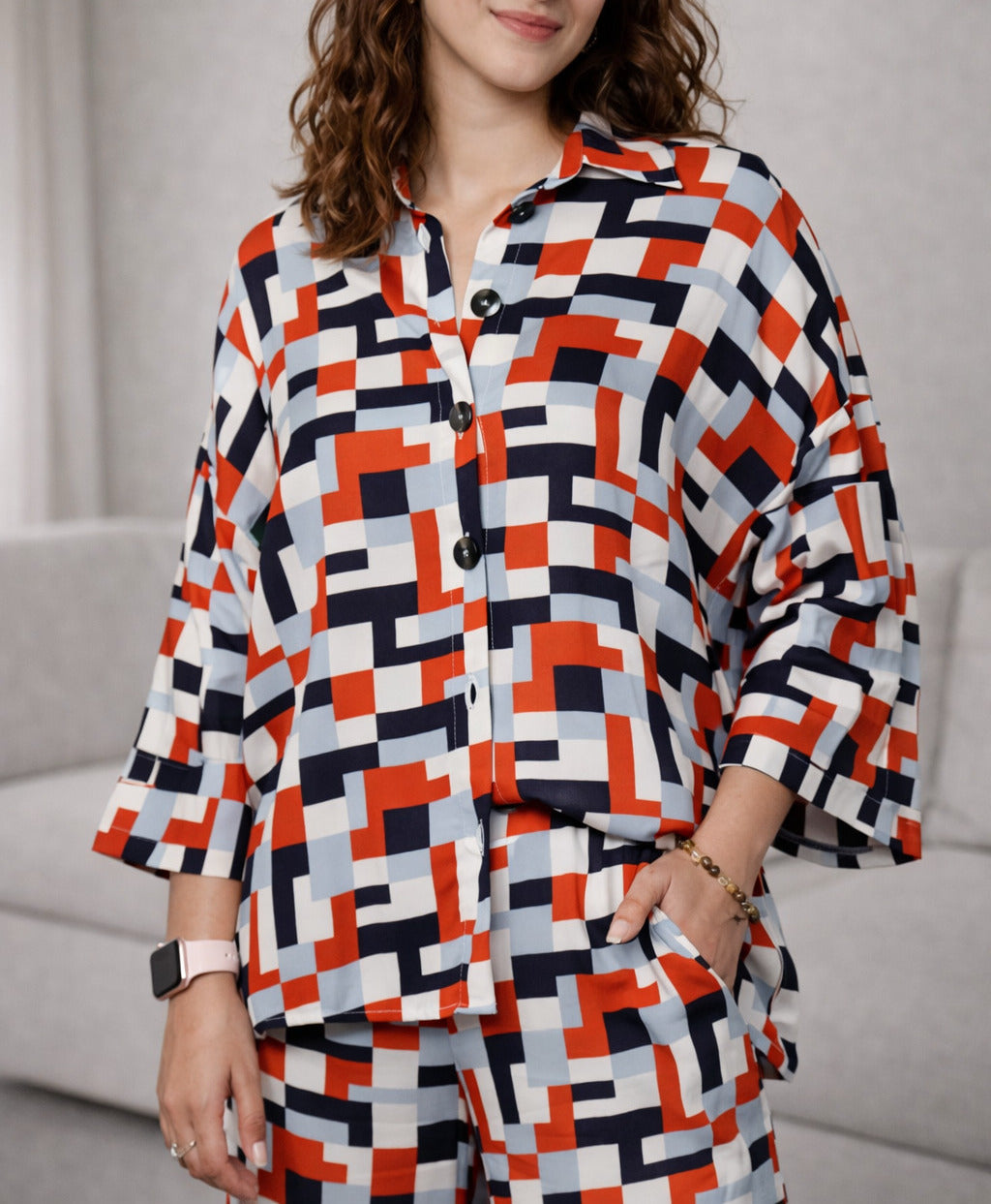 The Pixel Oversized Shirt + Pajama