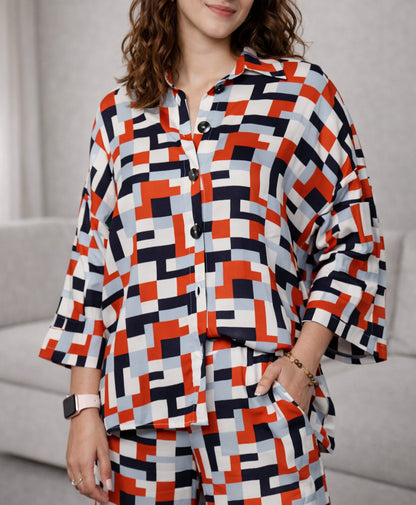 The Pixel Oversized Shirt + Pajama