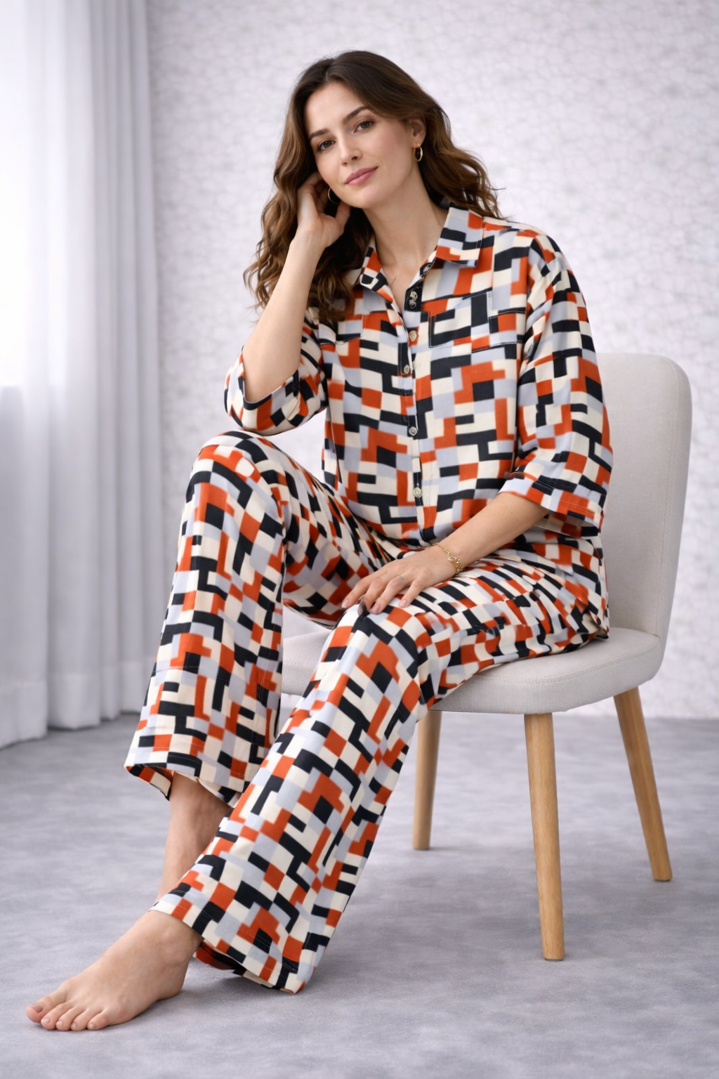 The Pixel Oversized Shirt + Pajama