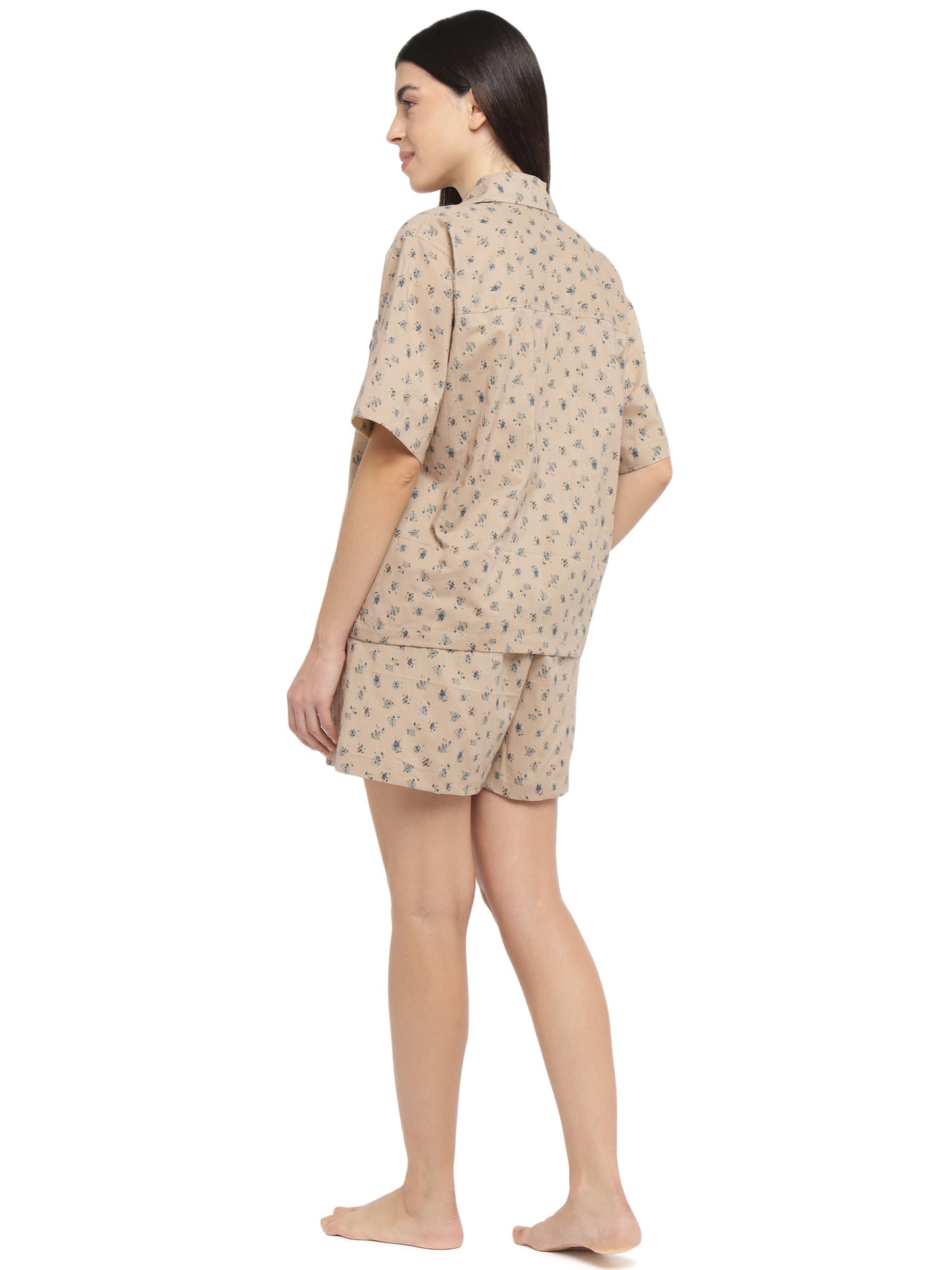 Dune Oversized Shirt & Shorts Set (Cotton)