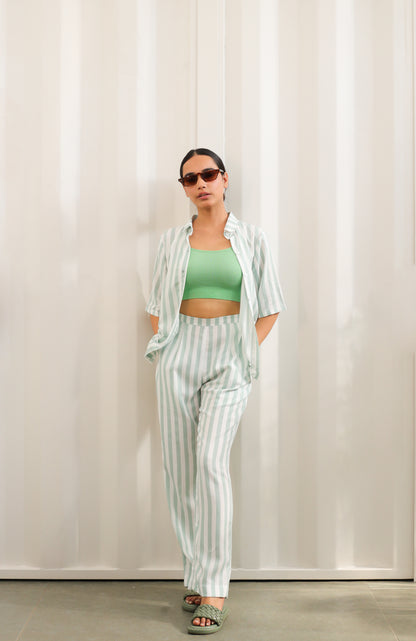 Mint Green Stripe Set