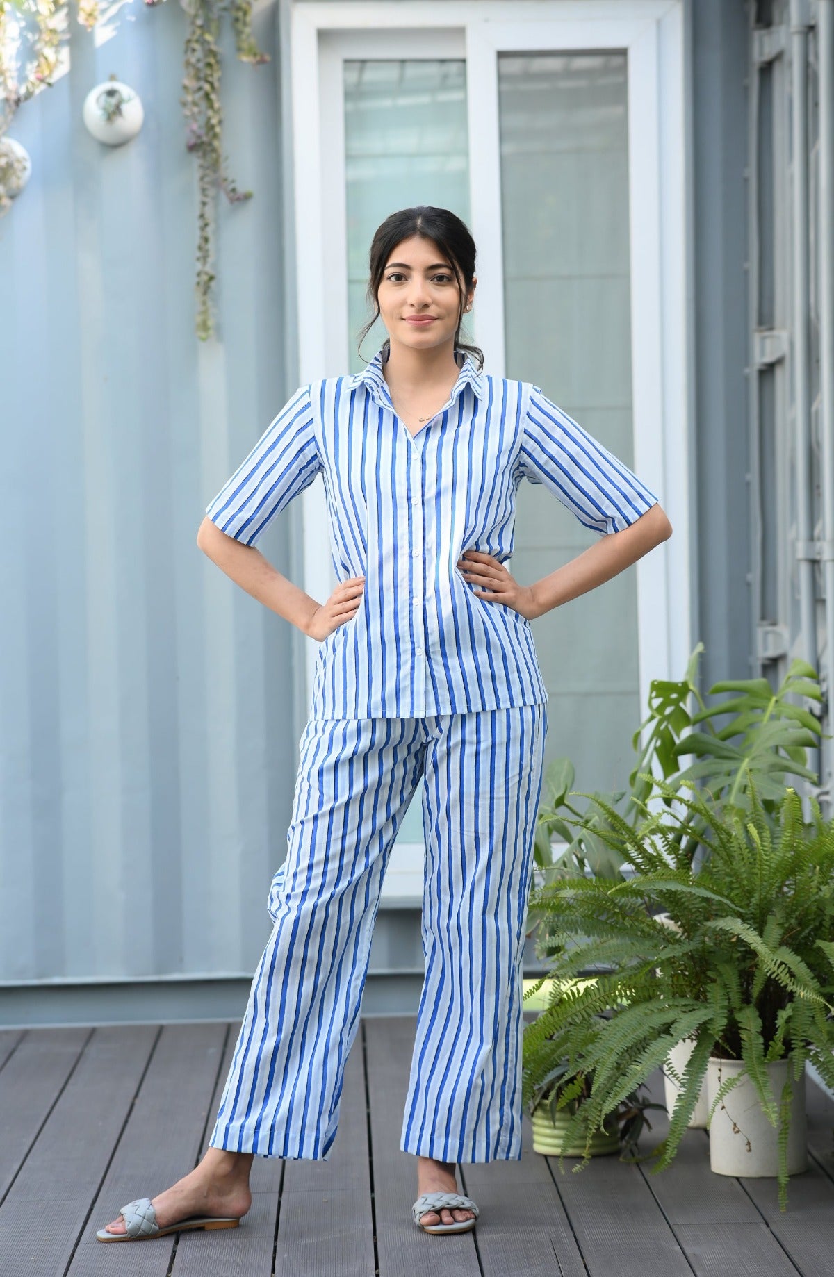 Cotton Ink Stripe Set