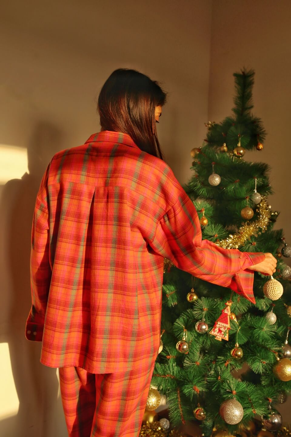 Flannel Noel Plaid Pajama Set